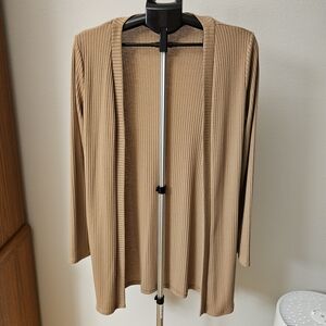 Vince Camuto Tan Open Front Women's Cardigan